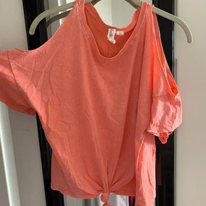 Off the shoulder shirt